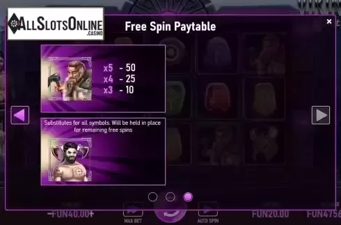 Paytable 3