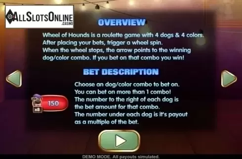 Game Rules 1. Wheel of Hounds from Asylum Labs Inc.