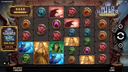 Wild Hammer Megaways slot screenshot 2