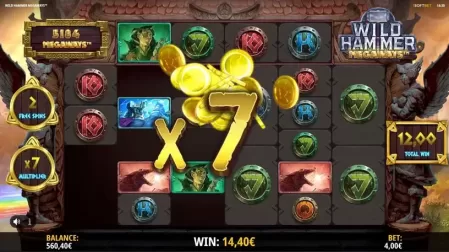 Wild Hammer Megaways slot screenshot 5