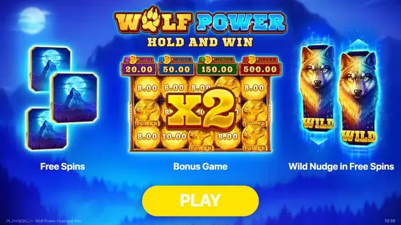 Wolf Power: Hold and Win slot screenshot 1