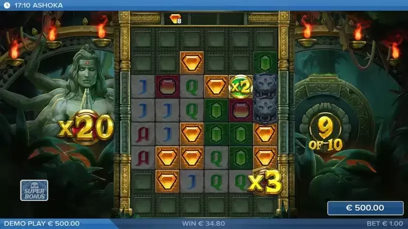 Ashoka (ELK Studios) – Free Demo & slot screenshot 4