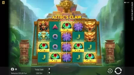 Aztec's Claw Wild Dice slot screenshot 2