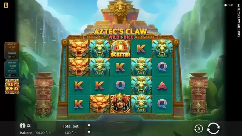 Aztec's Claw Wild Dice slot screenshot 1