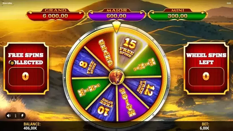 Bison Valley slot screenshot 3