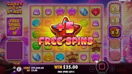 Candy Blitz Bombs slot screenshot 5