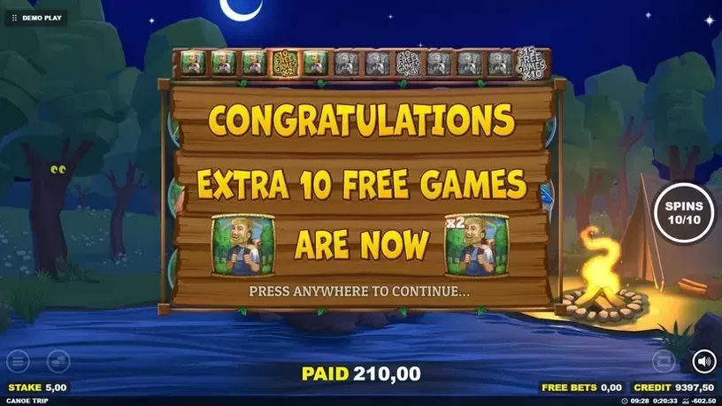 Canoe Trip slot screenshot 7