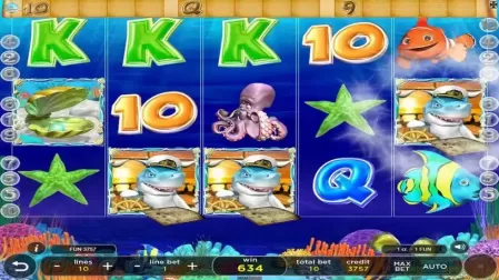 Captain Sharky slot screenshot 4