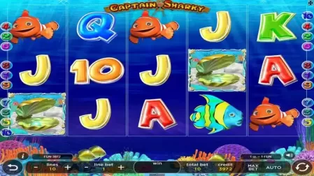 Captain Sharky slot screenshot 1