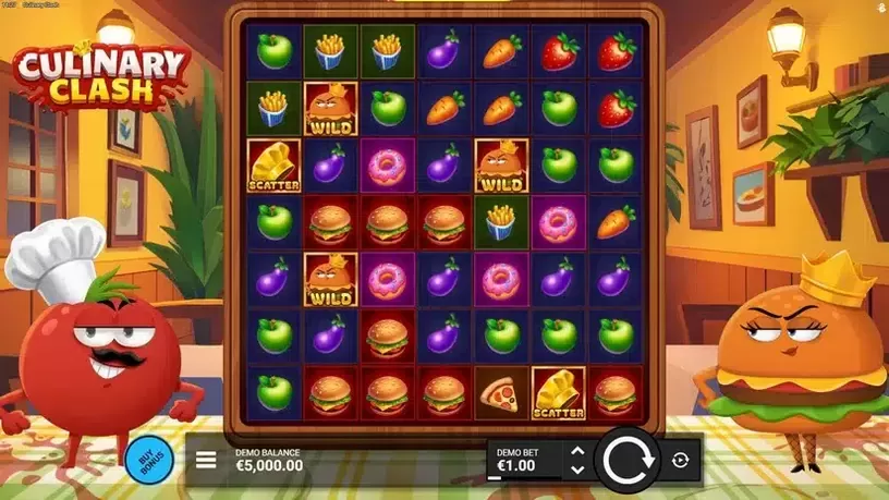 Culinary Clash slot screenshot 1