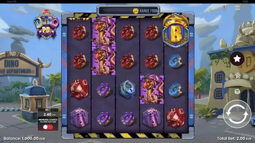 Dino P.D slot screenshot 1