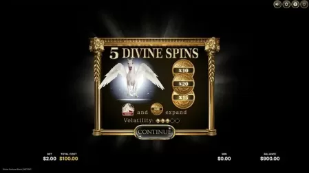 Divine Fortune Black slot screenshot 3