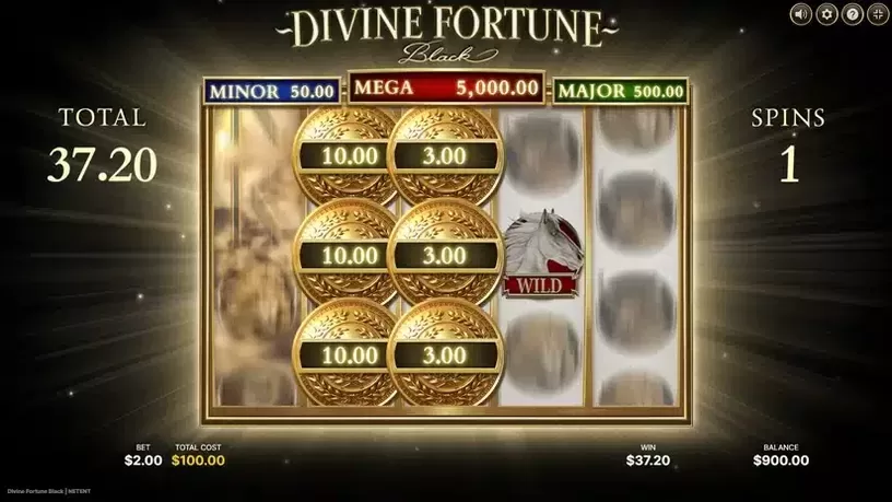 Divine Fortune Black slot screenshot 6