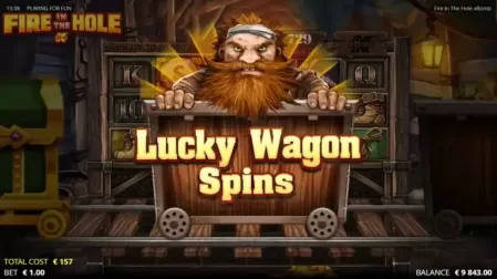 Fire in the Hole slot screenshot 2