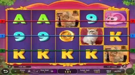 Funny Cats slot screenshot 6