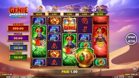 Genie Jackpots Combo Frenzy slot screenshot 7