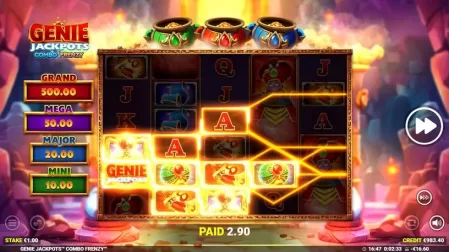 Genie Jackpots Combo Frenzy slot screenshot 4