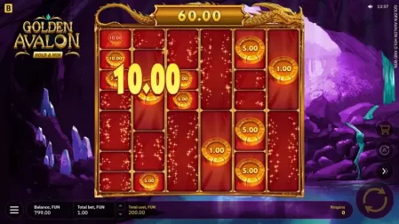 Golden Avalon Hold and Win slot screenshot 3