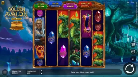 Golden Avalon Hold and Win slot screenshot 1