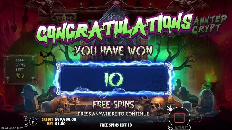 Haunted Crypt slot screenshot 3