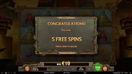 Legacy of Inca slot screenshot 3