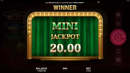 Luck of the Devil POWER COMBO slot screenshot 4