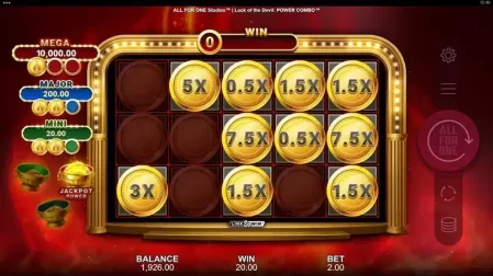 Luck of the Devil POWER COMBO slot screenshot 5