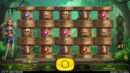 Maya’s Treasure slot screenshot 1