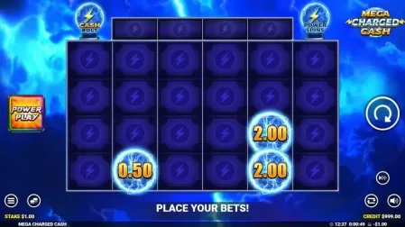Mega Charged Cash slot screenshot 1