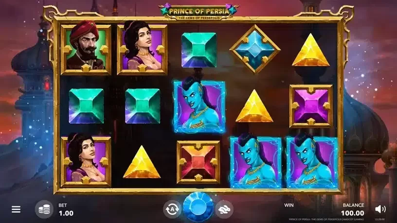 Prince of Persia: the Gems of Persepolis slot screenshot 