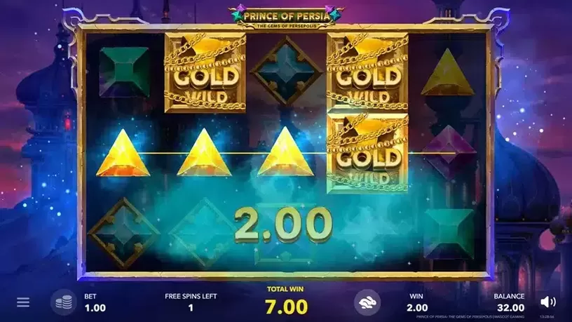 Prince of Persia: the Gems of Persepolis slot screenshot 