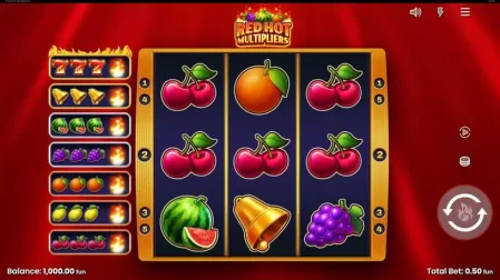 Red Hot Multipliers slot screenshot 1