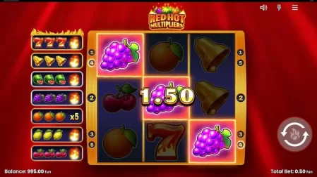 Red Hot Multipliers slot screenshot 3