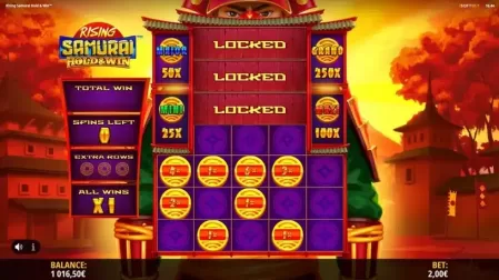 Rising Samurai Hold & Win slot screenshot 6