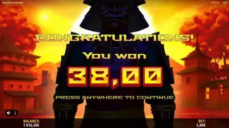 Rising Samurai Hold & Win slot screenshot 7