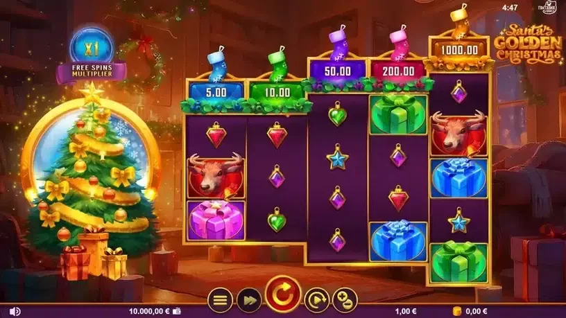 Santa’s Golden Christmas slot screenshot 