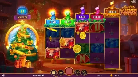 Santa’s Golden Christmas slot screenshot 2