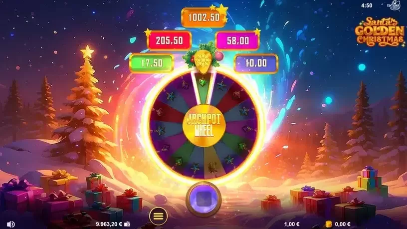 Santa’s Golden Christmas slot screenshot 