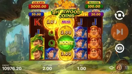 Sherwood Coins: Hold and Win slot screenshot 3
