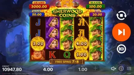Sherwood Coins: Hold and Win slot screenshot 6