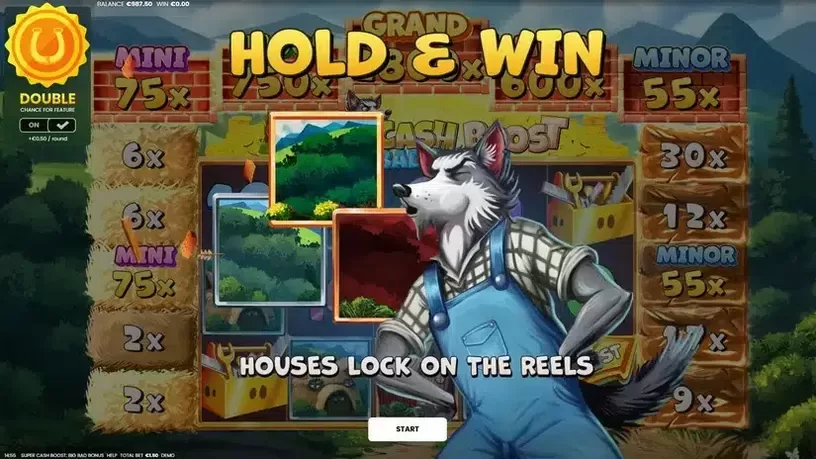 Super Cash Boost Big Bad Bonus slot screenshot 3