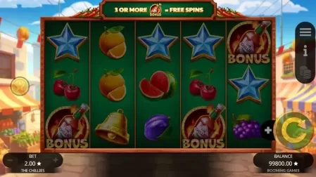 The Chillies slot screenshot 2