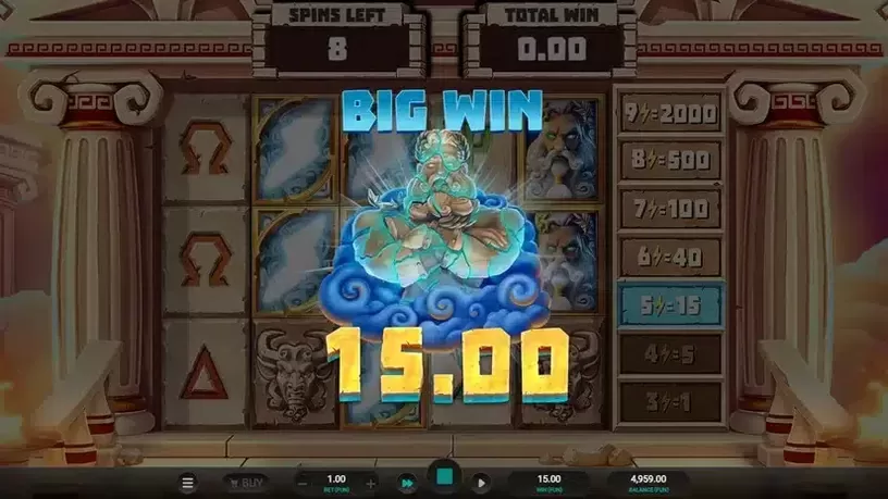Titan Strike slot screenshot 4