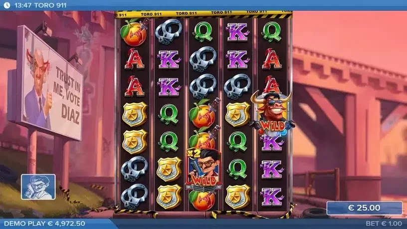 Toro 911 slot screenshot 1