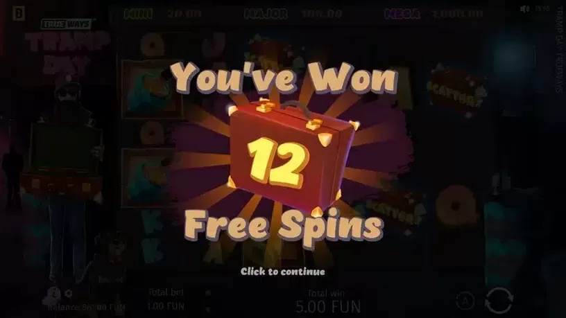 Tramp Day TRUEWAYS slot screenshot 5