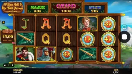 William Tell & The Wild Arrows slot screenshot 2