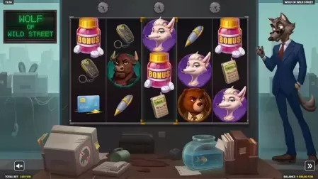 Wolf of Wild Street slot screenshot 2
