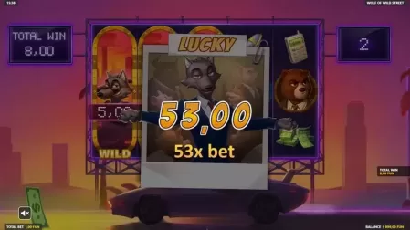 Wolf of Wild Street slot screenshot 6