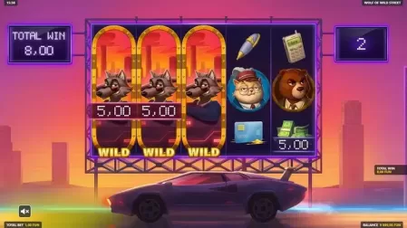 Wolf of Wild Street slot screenshot 5