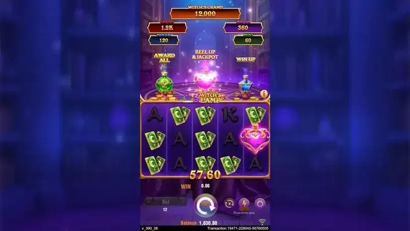 3 Witch’s Lamp slot screenshot 1